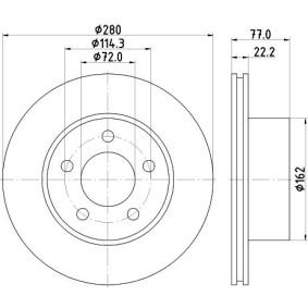 JEEP Bremsscheibe von MINTEX
