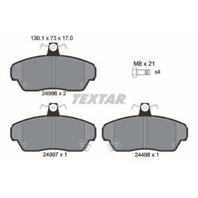 Acquista Kit pastiglie freni da TEXTAR 2499601 a buon mercato per soli 72,93 €