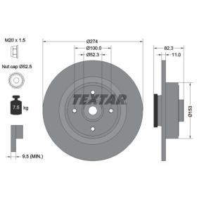Bremsscheibe von TEXTAR