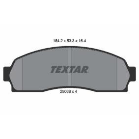 Acquista Kit pastiglie freni da TEXTAR 2506801 a buon mercato per soli 51,81 €