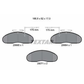 Acquista Kit pastiglie freni da TEXTAR 2998501 a buon mercato per soli 65,61 €