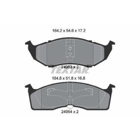 Acquista Kit pastiglie freni da TEXTAR 2495301 a buon mercato per soli 60,65 €