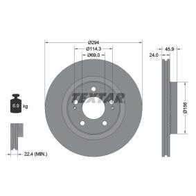 Bremsscheibe von TEXTAR