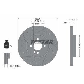 Achetez des Disque de frein TEXTAR 92196703 à prix pour 65,82 €