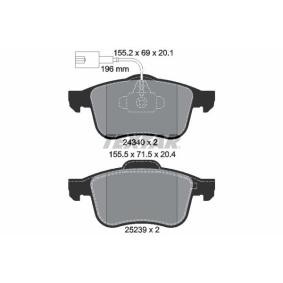 Acquista Kit pastiglie freni da TEXTAR 2434001 a buon mercato per soli 46,36 €