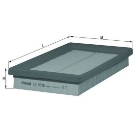 Luftfilter LX 3535 von KNECHT günstig für 14,34 € online kaufen