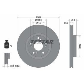 Achetez des Disque de frein TEXTAR 92140903 à prix pour 60,49 €