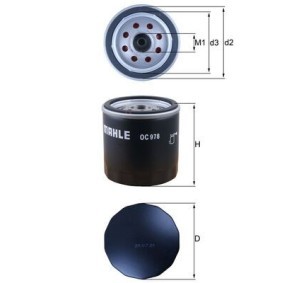 Comprar Filtro de aceite de KNECHT OC 978 a bajo precio de 12,15 €