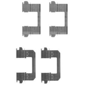 Zubehörsatz, Scheibenbremsbelag 82507800
