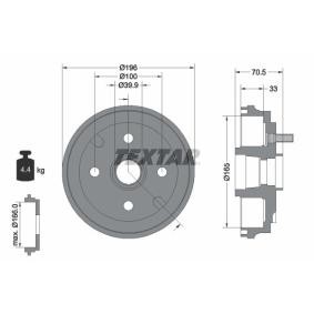 Bremstrommel von TEXTAR 94033900