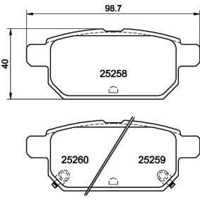 Bremsbeläge für SUZUKI von MINTEX