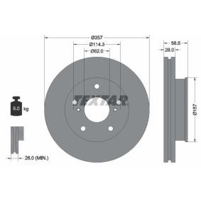Bremsscheibe von TEXTAR