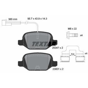 Acquista Kit pastiglie freni da TEXTAR 2534701 a buon mercato per soli 35,96 €