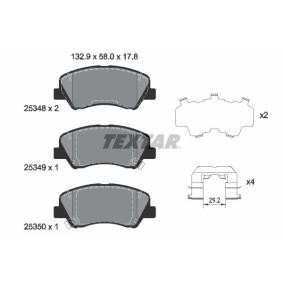 Acquista Kit pastiglie freni da TEXTAR 2534801 a buon mercato per soli 48,70 €