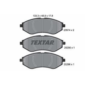 Achetez des Plaquettes de frein TEXTAR 2397406 à prix pour 33,41 €