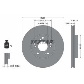 Bremsscheibe von TEXTAR