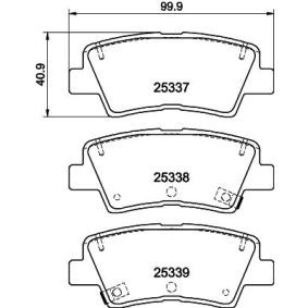 Achetez des Plaquettes de frein MINTEX MDB3252 à prix pour 40,66 €