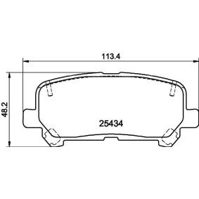 Achetez des Plaquettes de frein MINTEX MDB3308 à prix pour 31,54 €