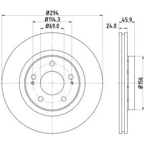 Bremsscheibe von MINTEX