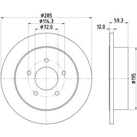 JEEP Bremsscheibe von MINTEX