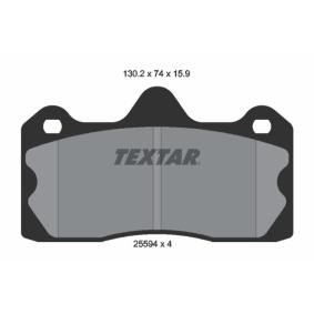 Acquista Kit pastiglie freni da TEXTAR 2559401 a buon mercato per soli 158,56 €