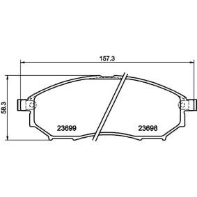 Acquista Kit pastiglie freni da MINTEX MDB3399 a buon mercato per soli 44,77 €