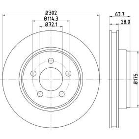Bremsscheibe MDC2501 von MINTEX günstig für 59,48 € online kaufen