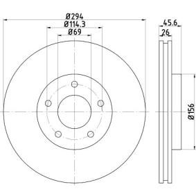 Bremsscheibe von MINTEX