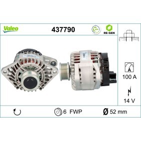 Køb Generator af VALEO 437790 til den lave pris 6391,97 DKK