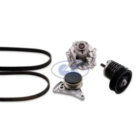 Achetez des Pompe à eau+Jeu de courroie trapézoïdale à nervures GK K980158D à prix pour 170,86 €