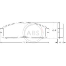 Osta Jarrupalat, levyjarru A.B.S.:llä 36626 edullisesti hintaan 21,36 €