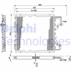 Klimakondensator TSP0225178 von DELPHI günstig für 153,74 € online kaufen