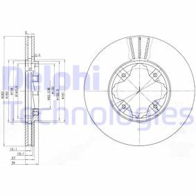 Bremsscheibe BG2816 für Accord VI Limousine (CK, CG, CH, CF8) für 23,14 CHF