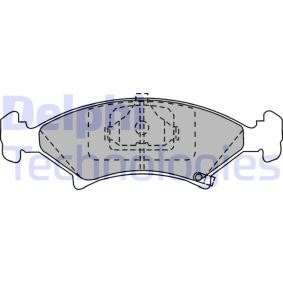 Acquista Kit pastiglie freni da DELPHI LP912 a buon mercato per soli 21,62 €