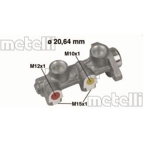 Hauptbremszylinder von METELLI für Cavalier Mk II CC (J82) günstig online kaufen