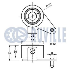 Querlenker von RUVILLE 935726