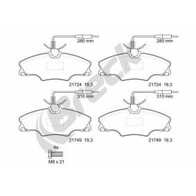 Comprar Juego de pastillas de freno de BRECK 21724 00 701 10 a bajo precio de 27,61 €