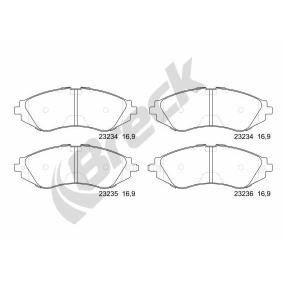 Compre Pastilhas de travão da BRECK 23234 00 701 10 a um preço baixo por 45,31 €