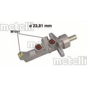Achetez des Maître-cylindre de frein METELLI 05-0647 à prix pour 77,61 €