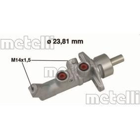 Achetez des Maître-cylindre de frein METELLI 05-0648 à prix pour 69,32 €