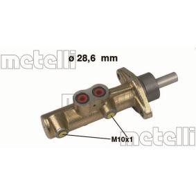 Acquista Cilindro maestro del freno da METELLI 05-0460 a buon mercato per soli 71,11 €