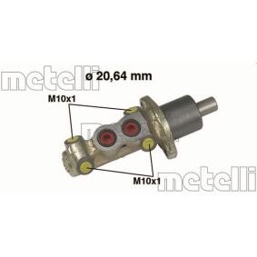 Hauptbremszylinder für PEUGEOT von METELLI