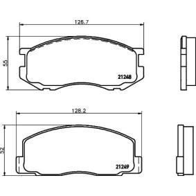 Bremsbeläge für TOYOTA von MINTEX