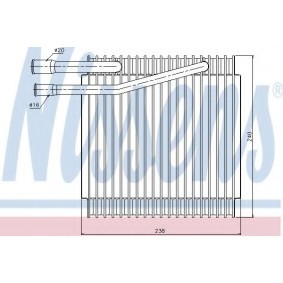 Verdampfer, Klimaanlage 92279