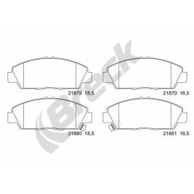 Compre Pastilhas de travão da BRECK 21879 00 701 10 a um preço baixo por 21,90 €