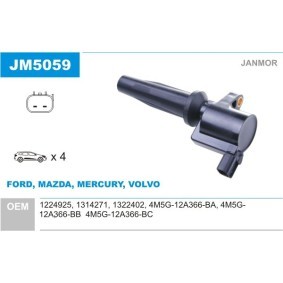 Acquista Bobina d'accensione da JANMOR JM5059 a buon mercato per soli 25,73 €
