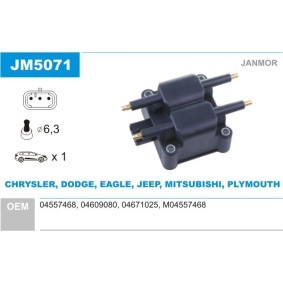 Zündspule für JEEP von JANMOR