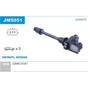 Zündspule für NISSAN von JANMOR