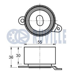 Spannarm, Keilrippenriemen für SSANGYONG von RUVILLE