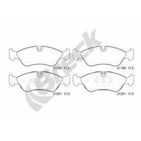 Compre Pastilhas de travão da BRECK 21190 00 701 00 a um preço baixo por 33,17 €